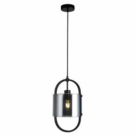 Vencha Lighting Lighting Dynamic Pendant Light in Black/Smoke or Gold/Cognac Lights-For-You 5510162-BLK