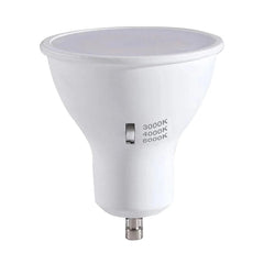 Vencha Lighting Lighting GU10 dimmable Tri-Colour LED globe with frosted di Lights-For-You 5520014