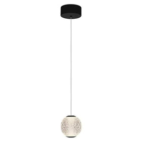 Vencha Lighting Lighting Langdon LED Pendant Light 6w Gold, Black Lights-For-You 5510180-BK-3K