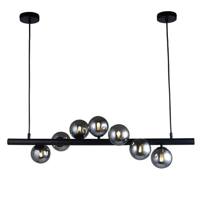 Vencha Lighting Lighting Midday Bar Pendant Light 7Lt in Black Lights-For-You 5510167-BLK