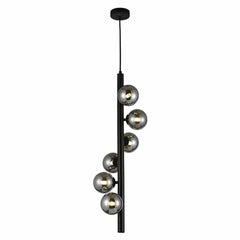 Vencha Lighting Lighting Midday Drop Pendant Light 6Lt Black, Gold Lights-For-You 5510169-BLK
