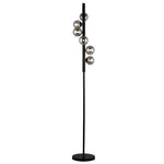 Vencha Lighting Lighting Midday Floor Lamp 6Lt in Black Lights-For-You 5514018-BLK