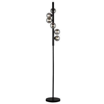 Vencha Lighting Lighting Midday Floor Lamp 6Lt in Black Lights-For-You 5514018-BLK
