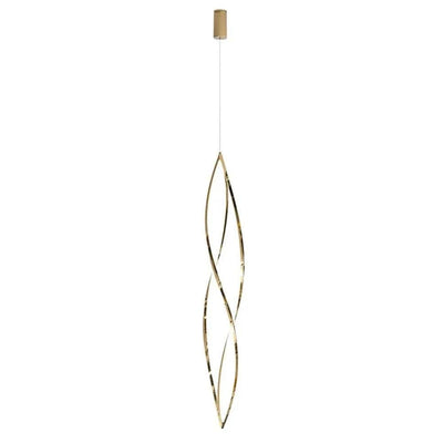 Vencha Lighting Lighting Spear LED Pendant Light in Gold Lights-For-You 5510332