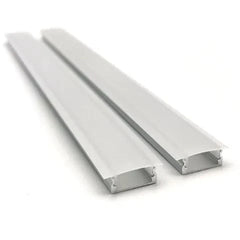 Vencha Lighting Lighting VC1707A Square Aluminium Profile with Winged Diffuser - 1m Lights-For-You 5536012