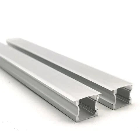 Vencha Lighting Lighting VC1715A Square Aluminium Profile with Winged Diffuser - 1m Lights-For-You 5536016