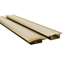Vencha Lighting Lighting VC2707 Wide Winged Aluminium Profile with Diffuser - 1m - Gold Lights-For-You 5536086-GD