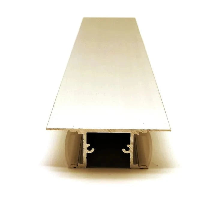 Vencha Lighting Lighting VC4917 Side Mount Aluminium Profile with Diffuser - 1m - Gold Lights-For-You 5536092-GD