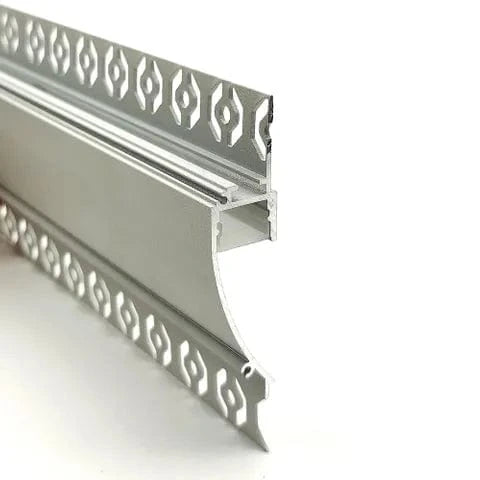 Vencha Lighting Lighting VCB025 Plasterboard Aluminium Profile with Diffuser - 1m Lights-For-You 5536109
