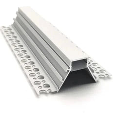 Vencha Lighting Lighting VCB047 Plasterboard Deep Recessed Aluminium Profile with Diffuser - 1m Lights-For-You 5536104