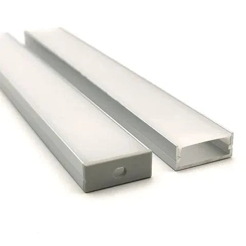Vencha Lighting Lighting VCE009 Wide Square Aluminium Profile with Diffuser - 1m Lights-For-You 5536070
