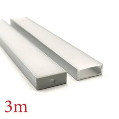Vencha Lighting Lighting VCE009 Wide Square Aluminium Profile with Diffuser - 3m Lights-For-You 5536070-3M