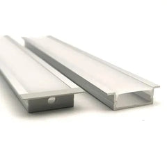 Vencha Lighting Lighting VCE010 Wide Sqaure Winged Aluminium Profile with Diffuser - 1m Lights-For-You 5536080