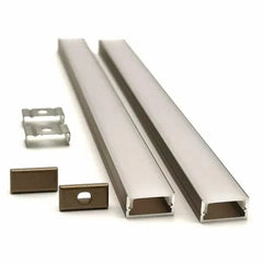 Vencha Lighting Lighting VCF019 Square Aluminium Profile with Diffuser - 1m - Gold Lights-For-You 5536032-GD