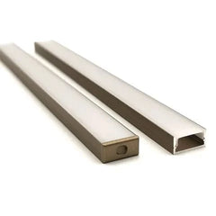 Vencha Lighting Lighting VCF019 Square Aluminium Profile with Diffuser - 1m - Gold Lights-For-You 5536032-GD