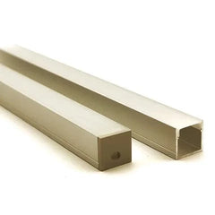 Vencha Lighting Lighting VCF025 Deep Square Aluminium Profile with Diffuser - 1m - Gold Lights-For-You 5536052-GD