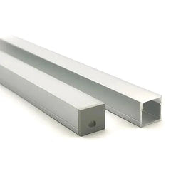 Vencha Lighting Lighting VCF025 Deep Square Aluminium Profile with Diffuser - 1m Lights-For-You 5536050