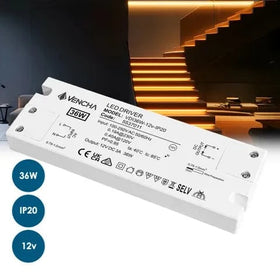 Vencha Lighting Lighting VDI36W 36w 12v IP20 LED Driver Lights-For-You 5537011