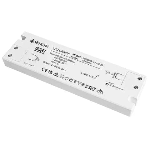 Vdi Led Vencha Lighting | 5537018 VDI60W 60w 12v IP20 LED Driver