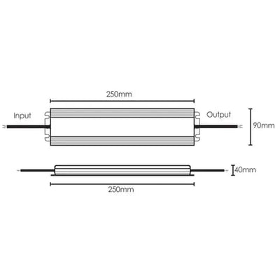 Vencha Lighting Lighting VDX250W 250w 24v IP67 LED Driver Lights-For-You 5537065