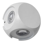 Vencha Lighting Outdoor Wall Lights Benz Outdoor LED Wall Light 4w in Black or White Lights-For-You 5505076-WH-3K