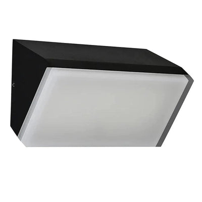 Vencha Lighting Outdoor Wall Lights Harrington Outdoor LED Wall Light 10w in Black Lights-For-You 5505082-BK-TC