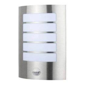 Vencha Lighting Outdoor Wall Lights Stark Outdoor LED Wall Light with Sensor 14w 6000k in Stainless Steel or Black Lights-For-You 5505021