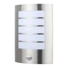 Vencha Lighting Outdoor Wall Lights Stark Outdoor LED Wall Light with Sensor 14w 6000k in Stainless Steel or Black Lights-For-You 5505021