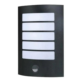 Vencha Lighting Outdoor Wall Lights Stark Outdoor LED Wall Light with Sensor 14w 6000k in Stainless Steel or Black Lights-For-You 5505038