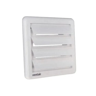 Ventair Air Outlet Ventair 125Mm Air Outlet With Gravity Shutters Lights-For-You V125GS