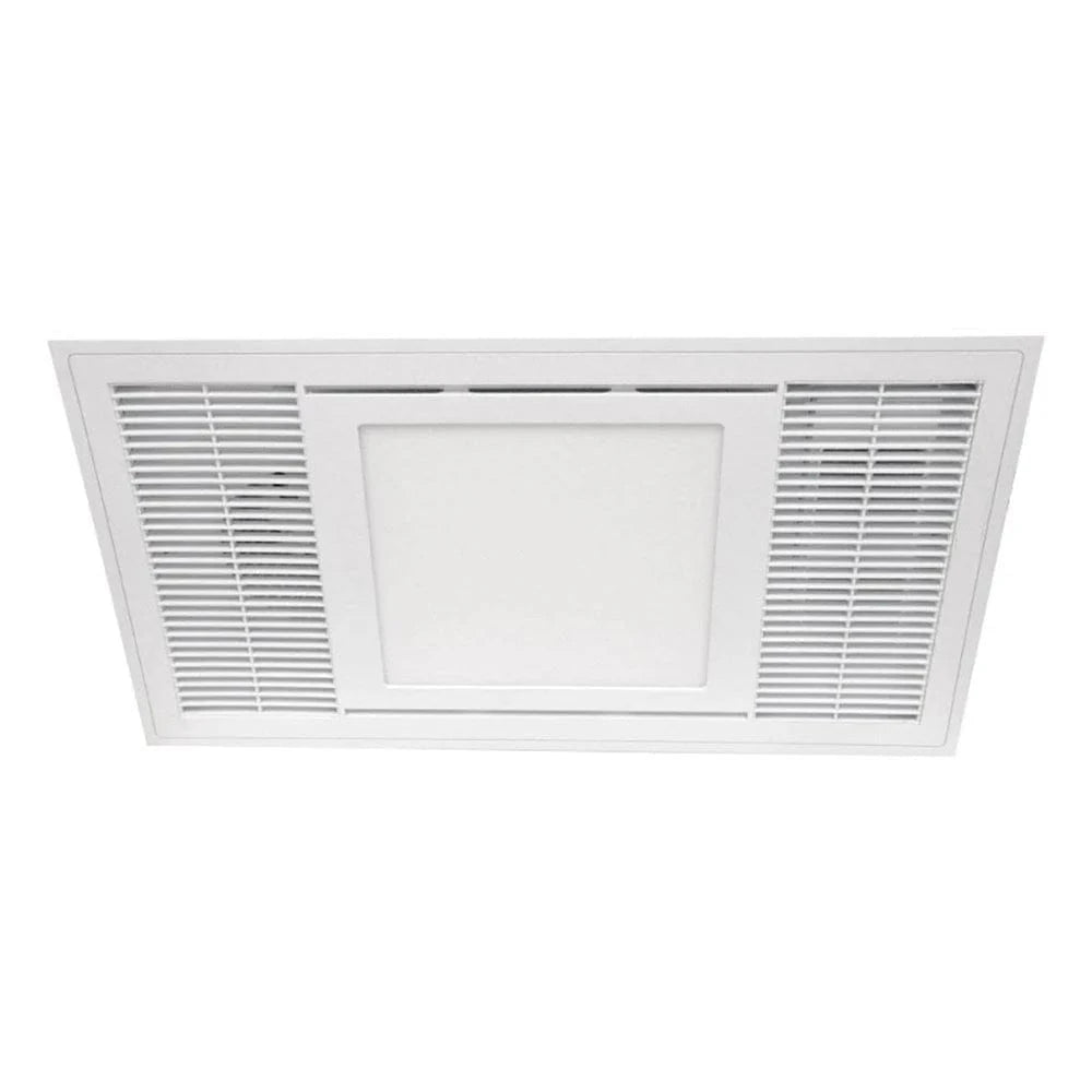Ventair Bathroom Heaters Madrid 3-in-1 Ultra Low Profile Bathroom Lights-For-You MAD31FHLX