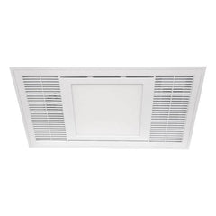 Ventair Bathroom Heaters Madrid 3-in-1 Ultra Low Profile Bathroom Lights-For-You MAD31FHLX