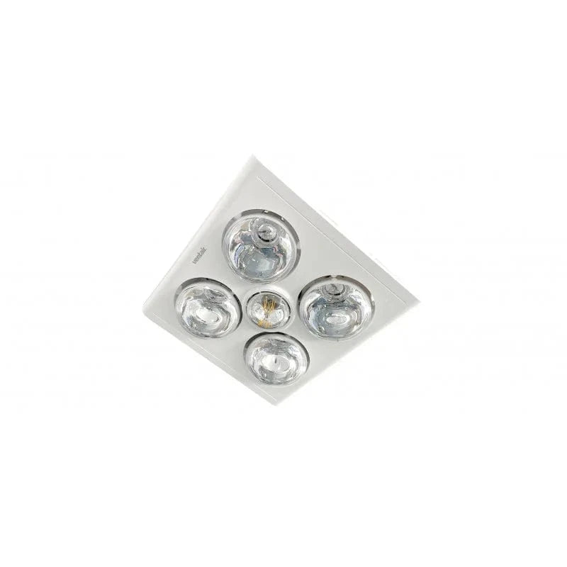 Ventair Bathroom Heaters Ventair Klein 4 Heat Lamps White Lights-For-You H4W