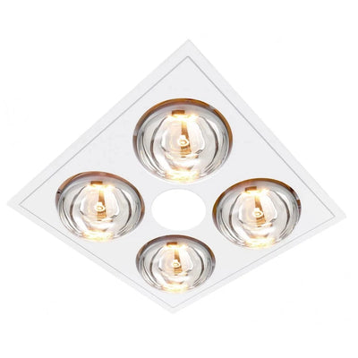 Ventair Bathroom Heaters Ventair Myka 4 Heat Lamps Lights-For-You M4HDLXWH