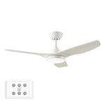 Ventair Ceiling Fans 48' DC Ceiling Fan White Lights-For-You DC31203WH-LWC