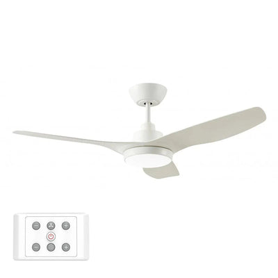 Ventair Ceiling Fans 48' DC Ceiling Fan White Lights-For-You DC31203WH-LWC