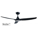 Ventair Ceiling Fans Ventair Skyfan 1500mm DC Ceiling Fan with 20W Tri Colour LED Light and Remote Lights-For-You SKY1503BL-L