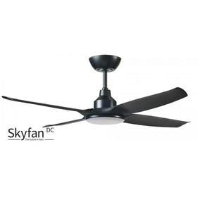 Ventair Ceiling Fans Ventair SKYFAN 4 1200mm DC Ceiling Fan with Light and Remote Lights-For-You SKY1204BL-L