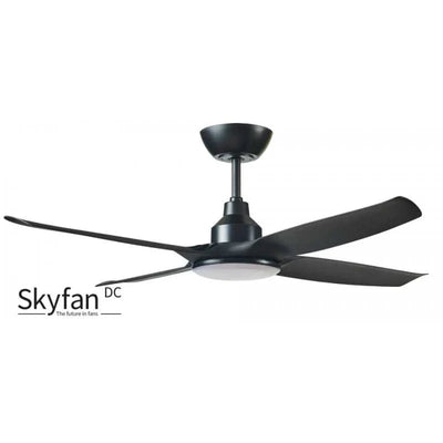 Ventair Ceiling Fans Ventair SKYFAN 4 1200mm DC Ceiling Fan with Light and Remote Lights-For-You SKY1204BL-L