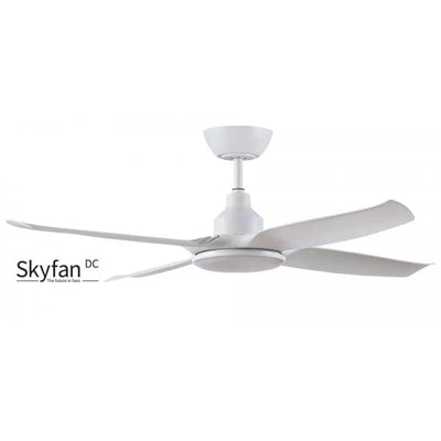 Ventair Ceiling Fans Ventair SKYFAN 4 1200mm DC Ceiling Fan with Light and Remote Lights-For-You SKY1204WH-L