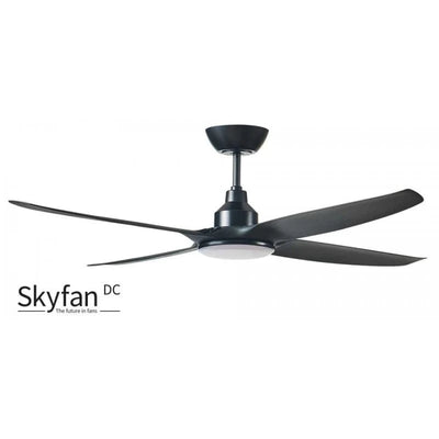 Ventair Ceiling Fans Ventair SKYFAN 4 1400mm DC Ceiling Fan with Light and Remote Lights-For-You SKY1404BL-L