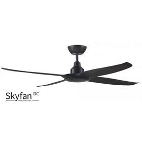 Ventair Ceiling Fans Ventair SKYFAN 4 1400mm DC Ceiling Fan with Remote Lights-For-You SKY1404BL