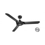 Ventair Ceiling Fans Ventair Spyda 1250mm 3 Blade Ceiling Fan Lights-For-You SPY1253NBL