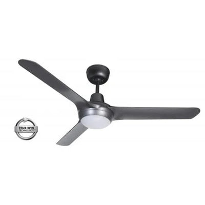 Ventair Ceiling Fans Ventair Spyda 1250mm 3 Blade Ceiling Fan with Light Lights-For-You SPY1253TI-L