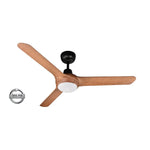 Ventair Ceiling Fans Ventair Spyda 1250mm 3 Blade Ceiling Fan with Light Lights-For-You SPY1253TK-L
