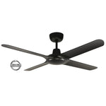 Ventair Ceiling Fans Ventair Spyda 1250mm 4 Blade Ceiling Fan Lights-For-You SPY1254BL