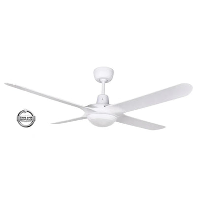 Ventair Ceiling Fans Ventair Spyda 1250mm 4 Blade Ceiling Fan witth Light Lights-For-You SPY1254WH-L