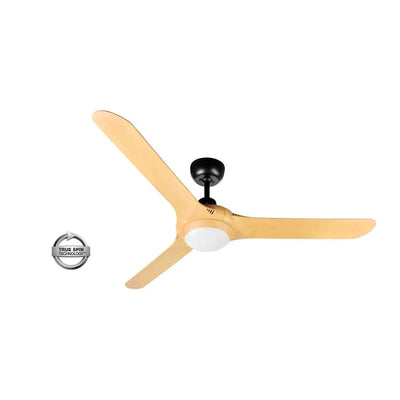 Ventair Ceiling Fans Ventair Spyda 1400mm 3 Blade Ceiling Fan with Light Lights-For-You SPY1423BAM-L