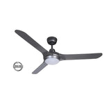 Ventair Ceiling Fans Ventair Spyda 1400mm 3 Blade Ceiling Fan with Light Lights-For-You SPY1423TI-L