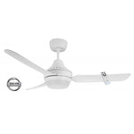 Ventair Ceiling Fans Ventair Stanza 1220mm Ceiling Fan with B22 Light and Remote Lights-For-You STA1203WH-LR